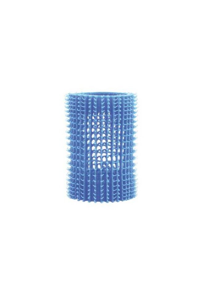 EUROSTIL - EUROSTIL Bag of 5 pcs BLUE LOOPS Hair Rollers 45mm - 00047 - Image 1