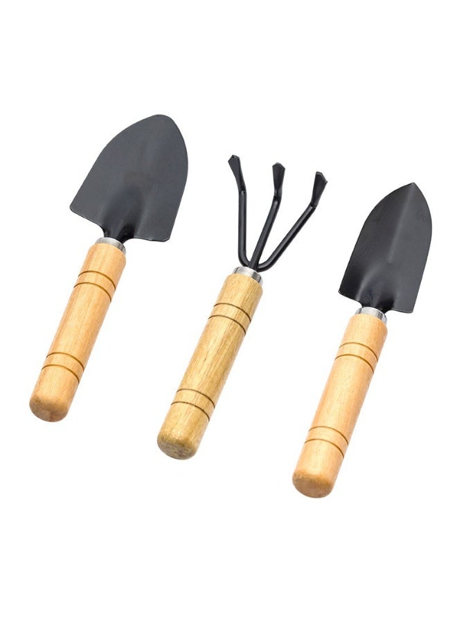 Generic 3 - Piece Home Gardening Planting Tool Set | For Flower & Vegetable Growing, Soil Loosening, Potted Plant & Floral Gardening - Small Shovel & Spade  - Image 1