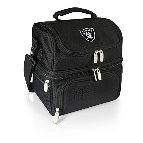PICNIC TIME Black Las Vegas Raiders Pranzo Lunch Tote - Image 1