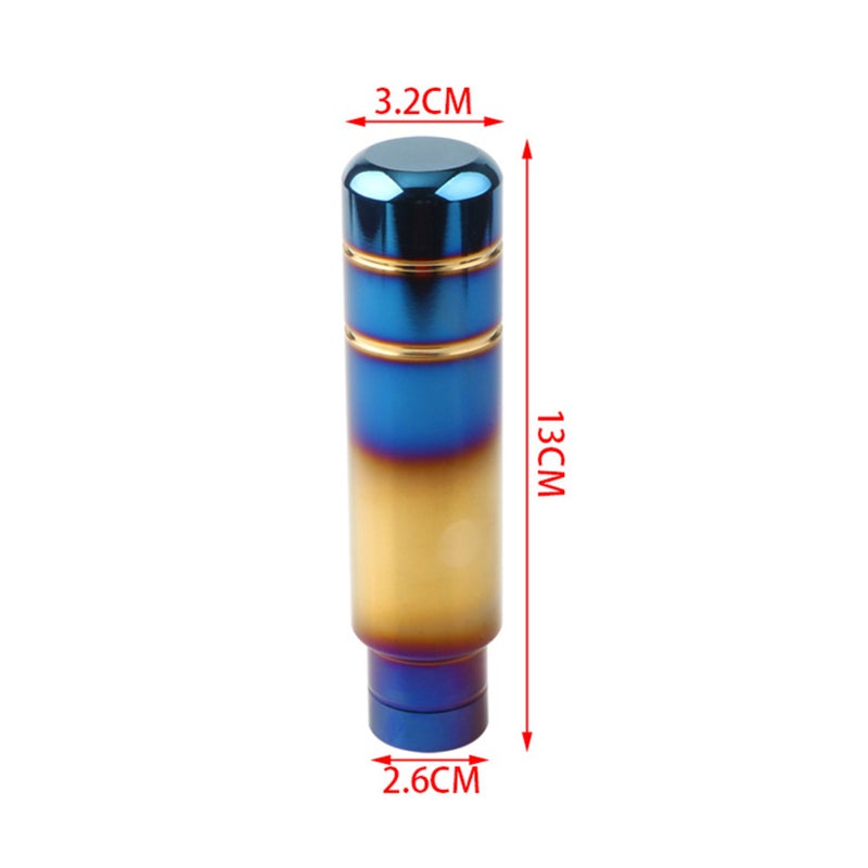 Car Gear Shift Knob Aluminum Manual Shifter Universal Long Stick Shift Knob Shifting Head Shift Lever with 3 Threaded Adapters M8 M10 M12 - Image 2
