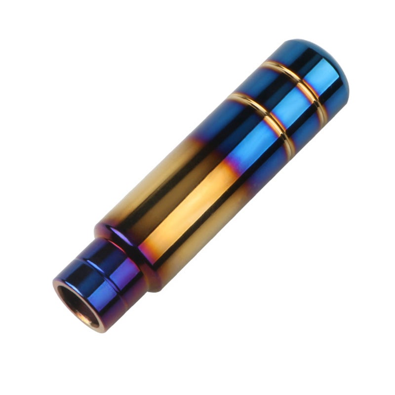 Car Gear Shift Knob Aluminum Manual Shifter Universal Long Stick Shift Knob Shifting Head Shift Lever with 3 Threaded Adapters M8 M10 M12 - Image 1