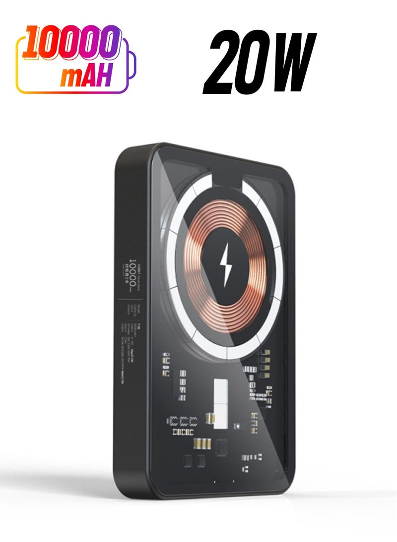 Trands 10000mAh Magnetic Wireless Power Bank - Image 1
