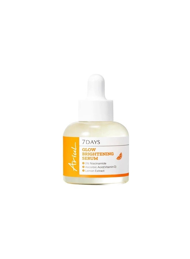 Ariul 7days Glow Brightening Serum (20ml) Korean Face Serum for Dark Spots with 5% Niacinamide & Vitamin-C, Fade Dark Spots, Uneven Skin Tone, Hydrating Lightweight Glow Serum for Radiant Skin In Just 7 Days - Image 1