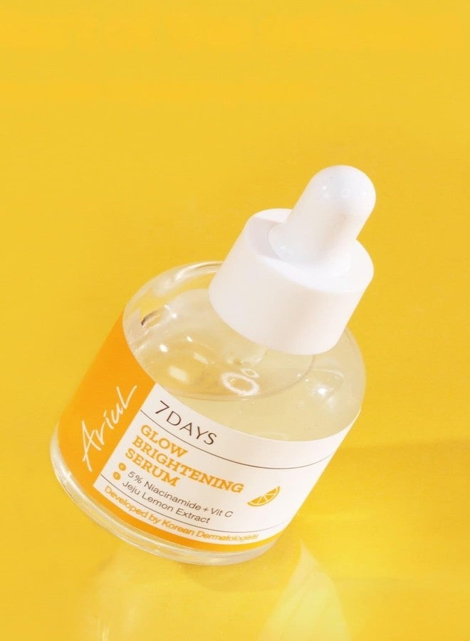 Ariul 7days Glow Brightening Serum (20ml) Korean Face Serum for Dark Spots with 5% Niacinamide & Vitamin-C, Fade Dark Spots, Uneven Skin Tone, Hydrating Lightweight Glow Serum for Radiant Skin In Just 7 Days - Image 3