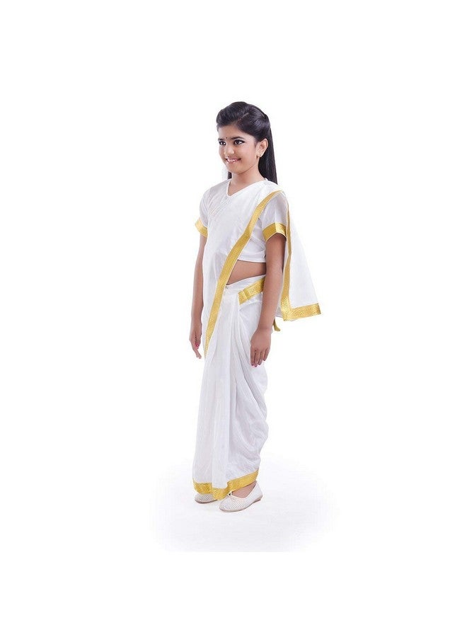 Fancydresswale FancyDressWale Girls costume, Read to wear Pre-stitched Saree (9-11 YRS) - Image 2