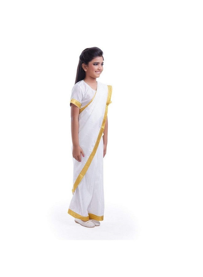 Fancydresswale FancyDressWale Girls costume, Read to wear Pre-stitched Saree (9-11 YRS) - Image 5
