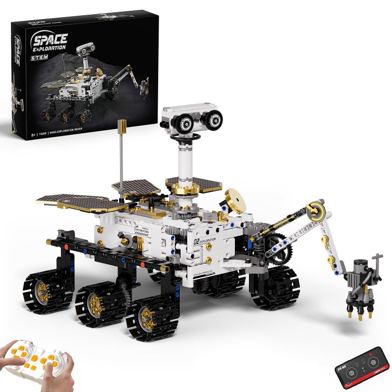 DOLIVE Remote APP Controlled Mars Rover STEM Building Set for Boys Ages 814 Space Toys for Kids Ages 812 Science Gift for Boys Girls 1007 PCS - Image 3