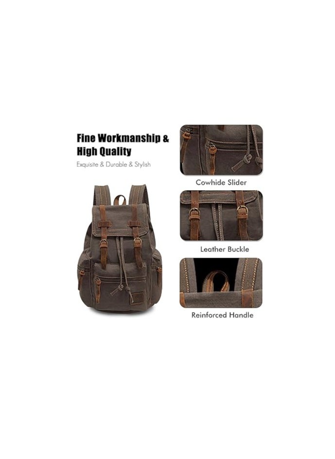 Retro Canvas Hiking Backpack