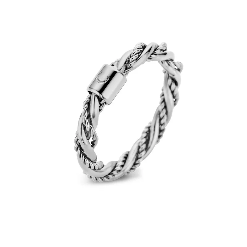 CERRUTI 1881 Twisted Cable Simple Ring