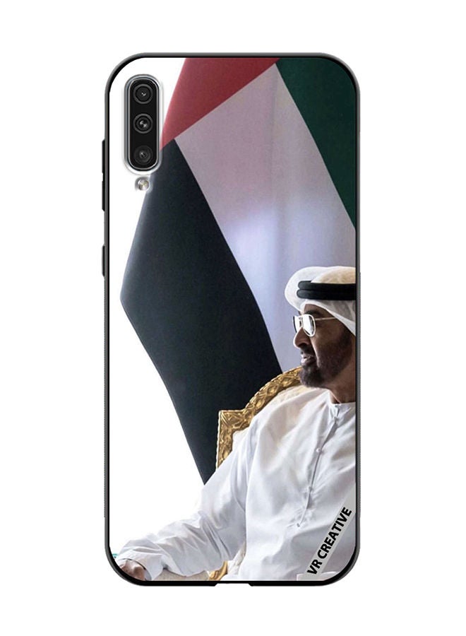 VR CREATIVE Protective Case Cover For Samsung Galaxy A50/A50s Sheikh Mohamed Bin Zayed Al Nahyan Design Multicolour - Image 1