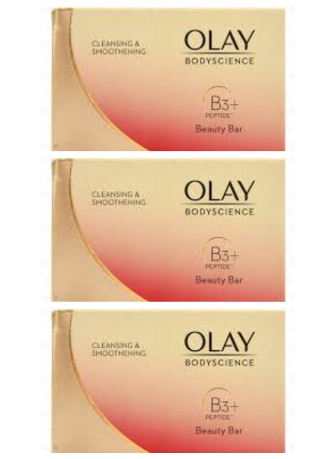 Body Science Cleansing And Smoothening Beauty Bar Soap 3 Pcs