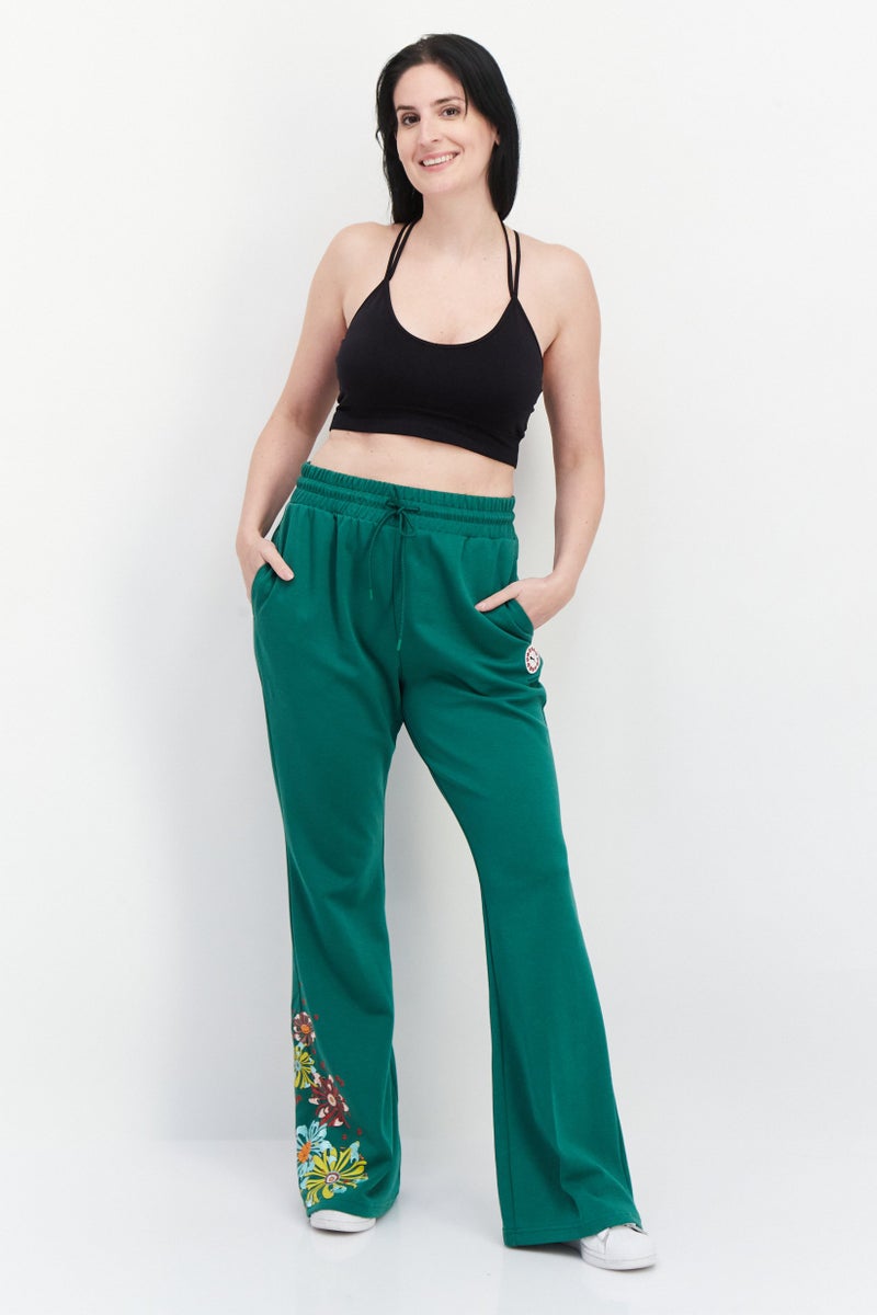 PUMA Puma x Liberty Women Sportswear Fit Brand Logo Training Sweatpants, Green  - Image 2