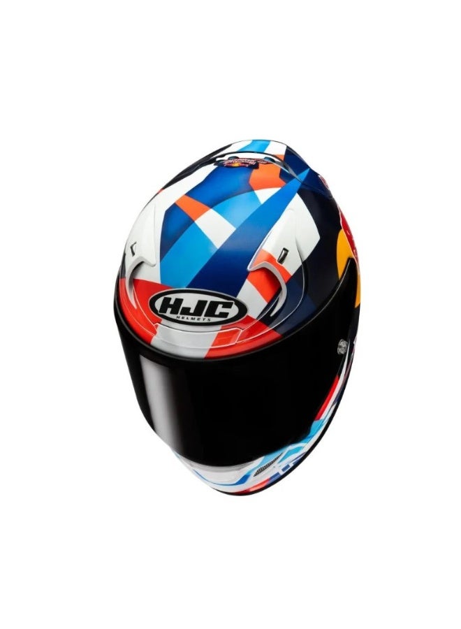 HJC RPHA 12 REDBULL MISANO GP 2 WH/BL/RD Helmet - Image 2