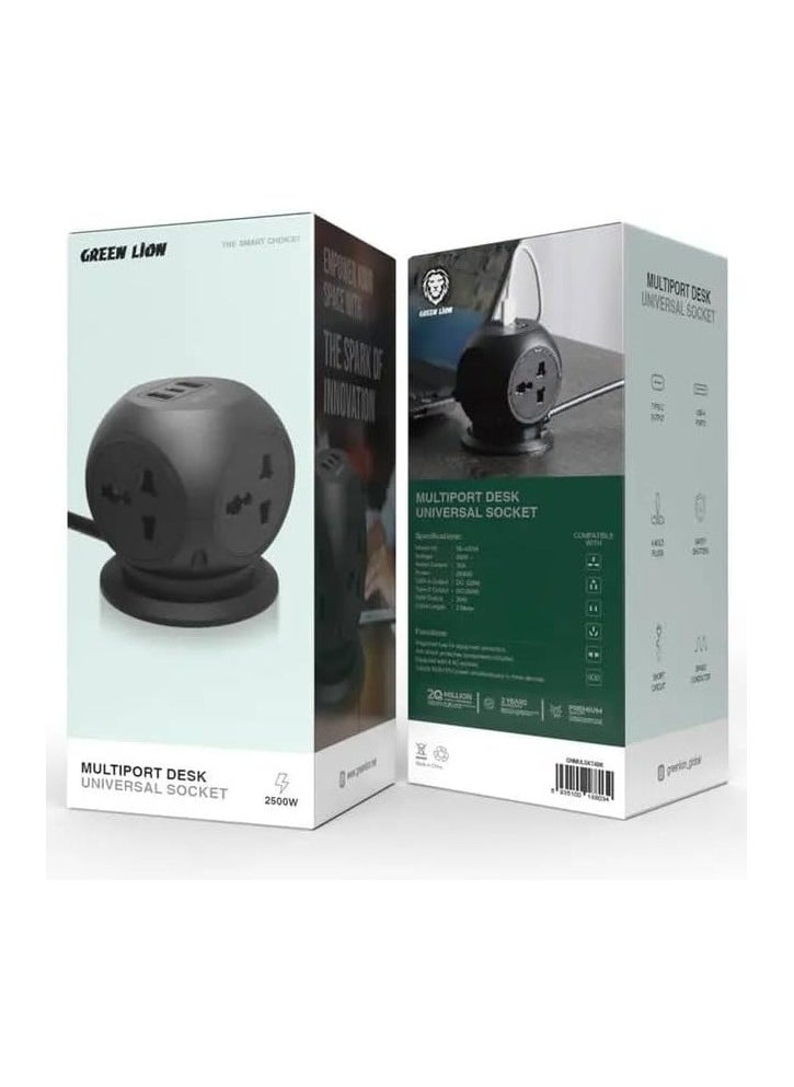 Green Lion MultiPort Desk Universal Socket - Black - pzsku/ZA3117B8683049560B42DZ/45/_/1733852581/a9bb43e0-c6fe-4f2b-8cc3-7f0c15072a7c