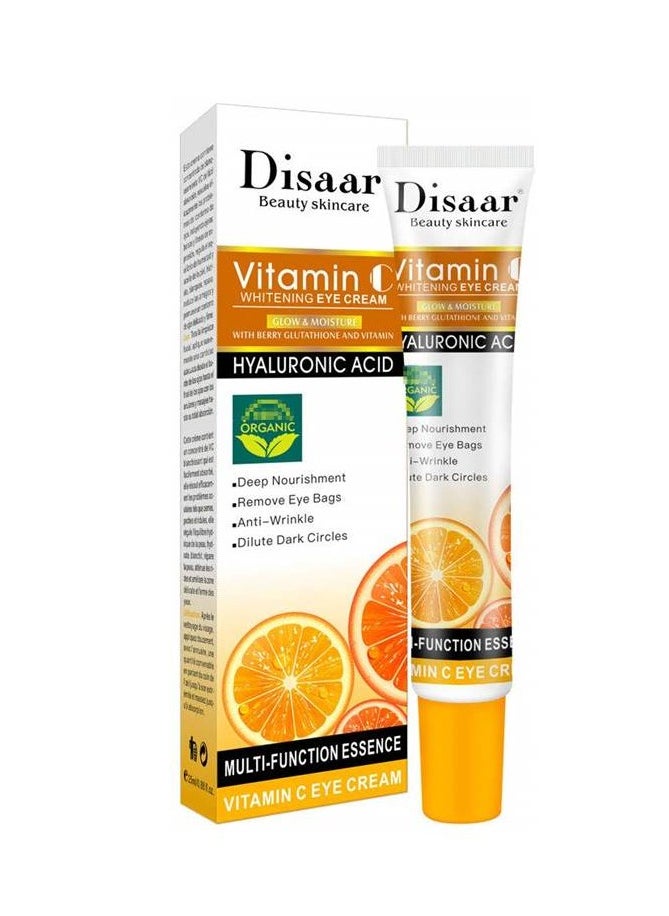 Disaar Beauty Eye Whitening Cream Anti Wrinkle Ageing Vitamin С Organic Multicolour 25ml 