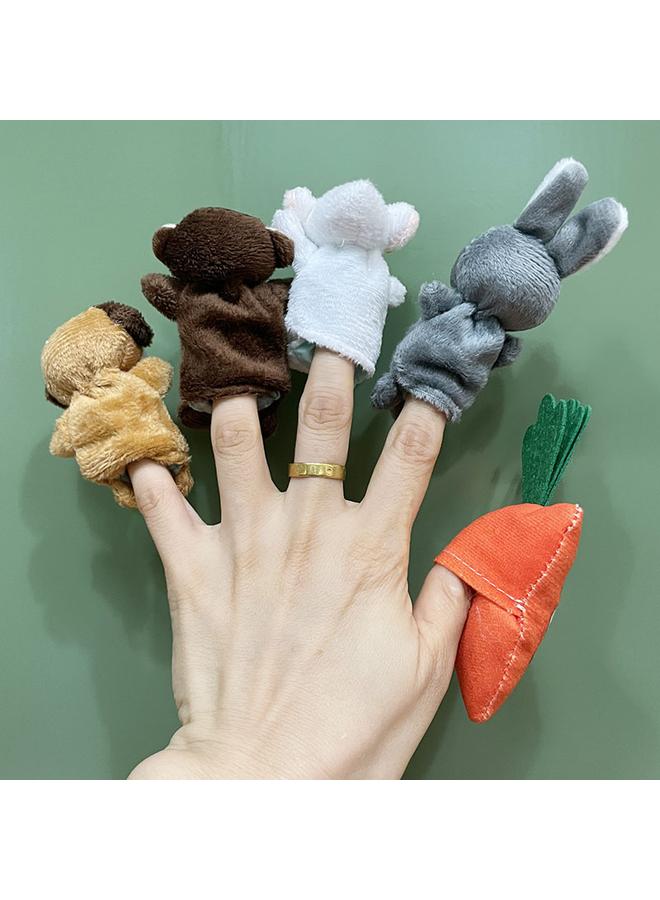 Bluejw 2025 New Bunny Pulling Radish Plush Toy Finger Doll Yiwu Doll Muppet Dog - Image 4