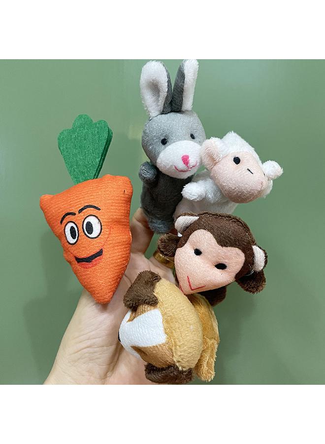 Bluejw 2025 New Bunny Pulling Radish Plush Toy Finger Doll Yiwu Doll Muppet Dog - Image 3