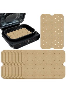 General 100 Pieces Of Rounded Concave Edge Air Fryer Disposable Double-Sided Silicone Oil Paper Parchment 11.7X7.7 Inch  - Image 2
