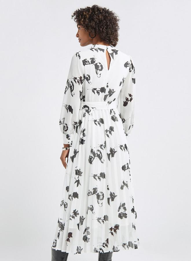 Splash FAV Floral Pleated Dress - Image 3