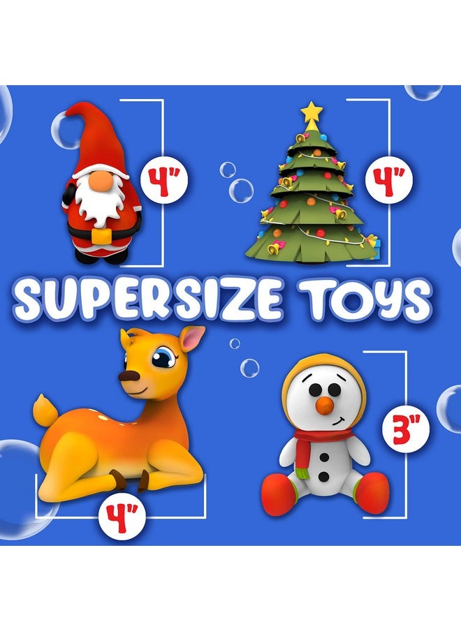 SplashEZ Mold Free Bath Toys For Babies & Toddlers, Christmas No Hole Bath Toys, No Mold For Tub, Beach, Pool, Bpa-Free, Dishwasher-Safe, Infant Bath Toys No Holes 0 1 3 6 12 18 Months  - Image 2