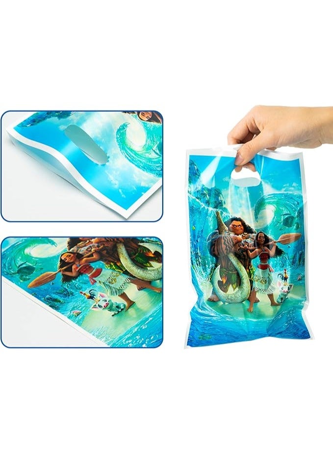 20pcs Cartoon Moana Pattern Birthday Party Supplies, Cartoon Candy Bags, Tote Bags, Kids Gift Bags, Adult Birthday Party Decorations - Image 4