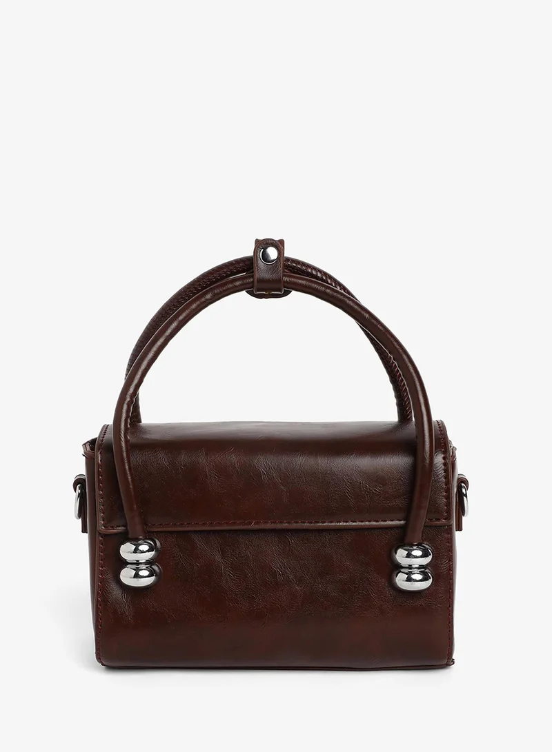 Haute Sauce Women's The Orb Mini Sling Bag - Coffee Brown