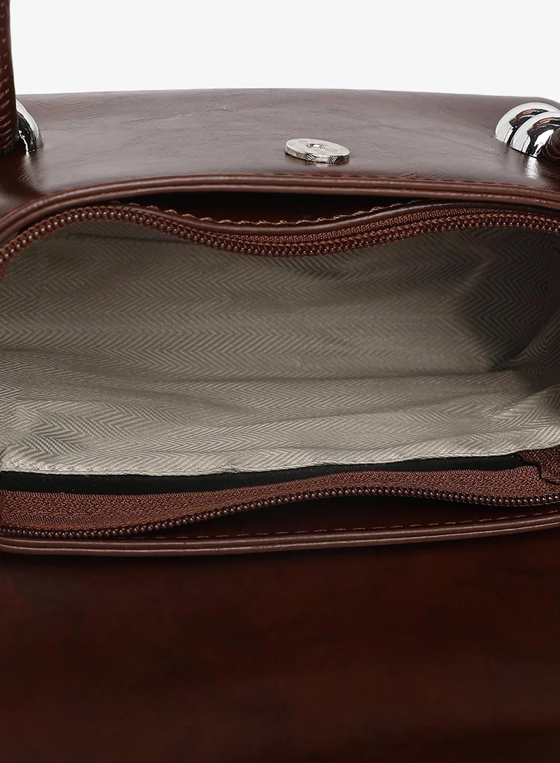 Haute Sauce Women's The Orb Mini Sling Bag - Coffee Brown
