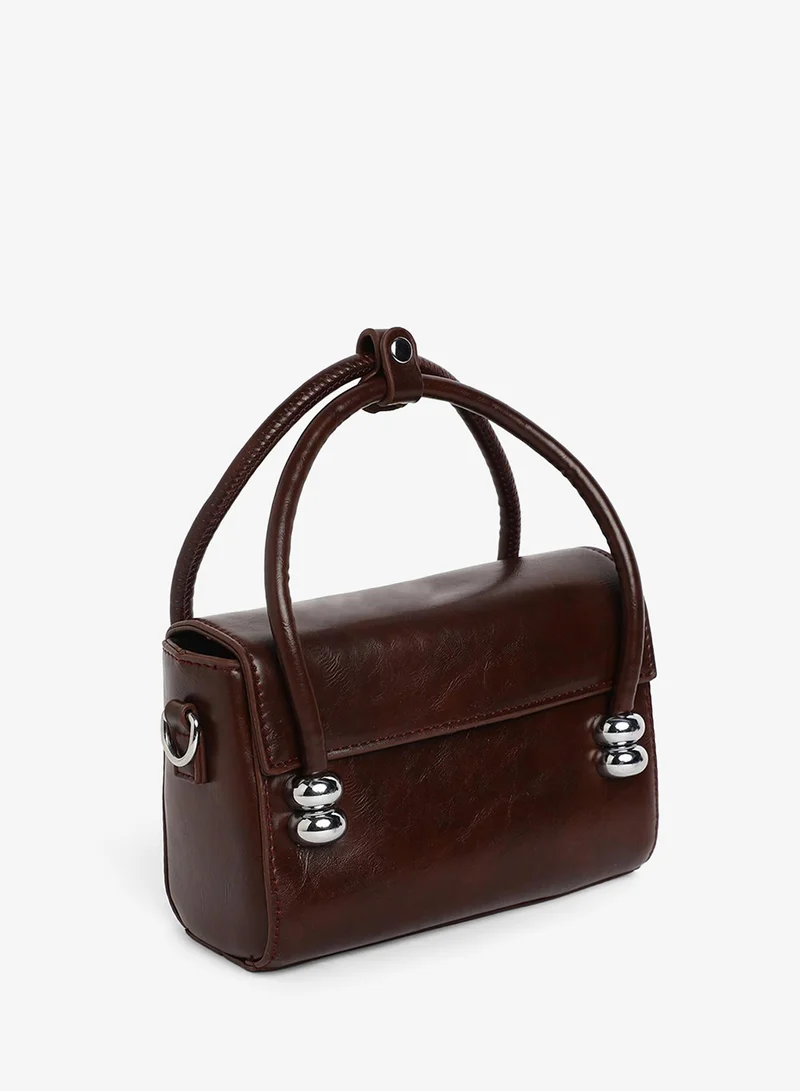 Haute Sauce Women's The Orb Mini Sling Bag - Coffee Brown