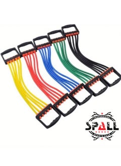 Spall Chest Expander For Chest, Arm Legs Shoulder Back Muscles Training, Chest Exerciser For Men With 5 Springs, Pulling Chest Expander, Push Ups Full Body Home Gym Workout Band  - Image 1