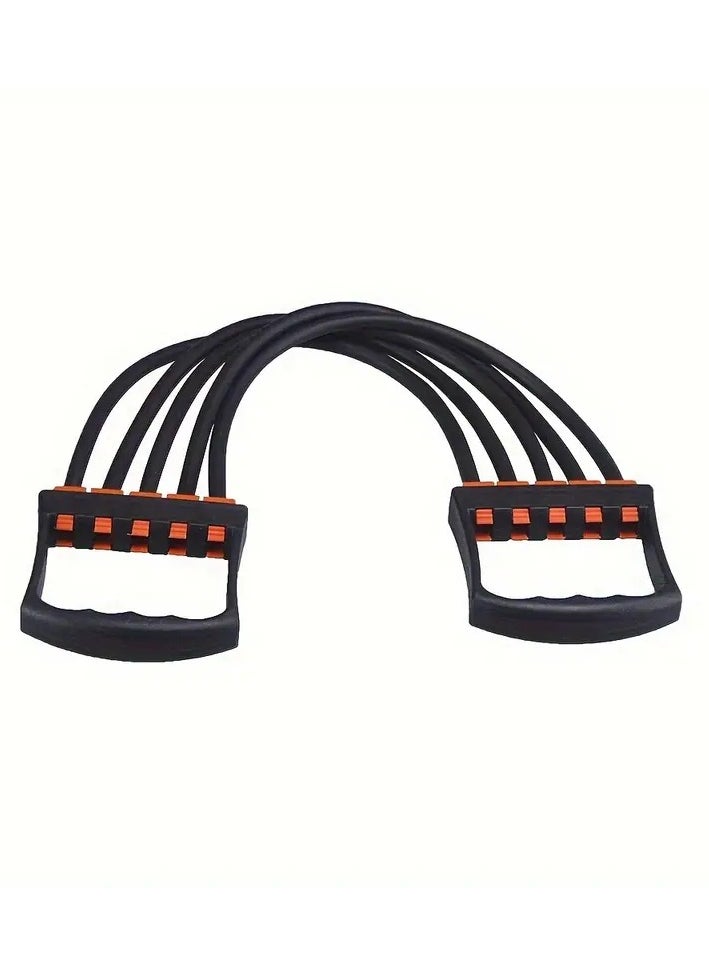 Spall Chest Expander For Chest, Arm Legs Shoulder Back Muscles Training, Chest Exerciser For Men With 5 Springs, Pulling Chest Expander, Push Ups Full Body Home Gym Workout Band  - Image 2