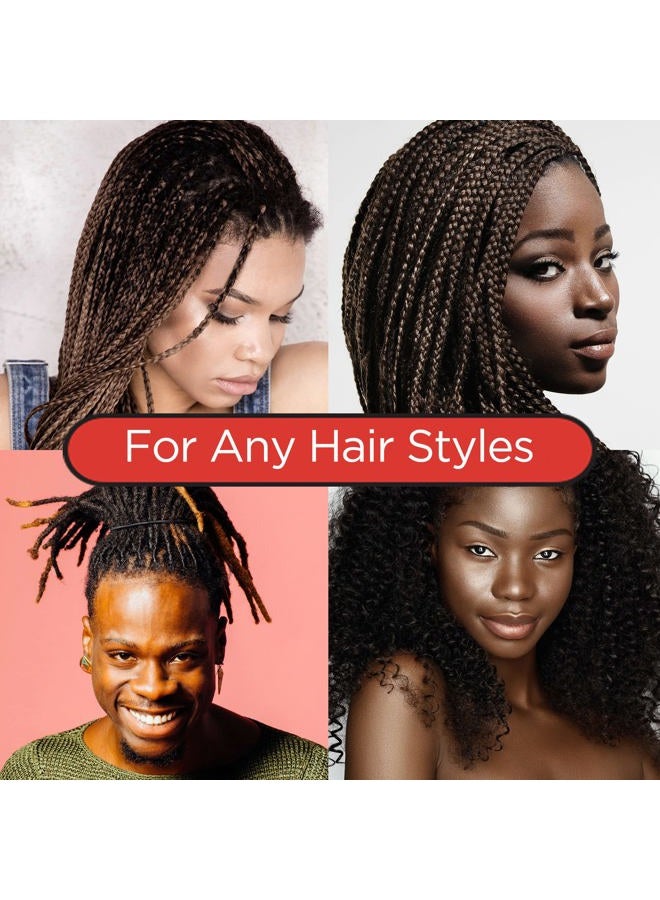 Donna Seamless Ponytail Holders 12pc, Small Ponytail Holders Soft Ponytail Holders No Metal Ponytail Holders Black 3Pack - Image 4