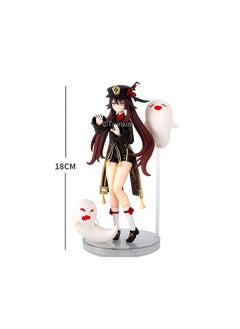 Trunkin Trunkin | Genshin Impact Game Hu Tao Action Figure | PVC Multicolour Anime Figurine | Gaming Toy Weeb Manga Gamer Collectible Model Doll | 18 Cms  - Image 4