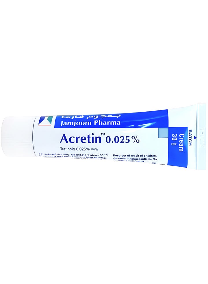 Buy ACRETIN Tretinoin 0.025% For ACNE Treatment Cream 30 g Online | 15 ...
