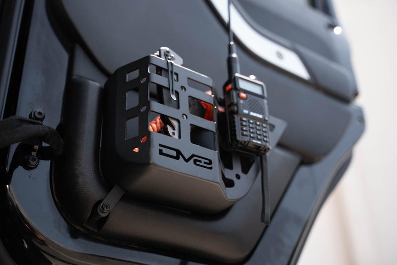 DV8 Offroad Rear Door Pocket Molle Panels for 2011-2018 Jeep Wrangler JK | Replaces The Weak Factory Netting | Molle Panel Design for Multiple Mounting Solutions | Water Bottle Storage | Sold as a Pair - Image 3