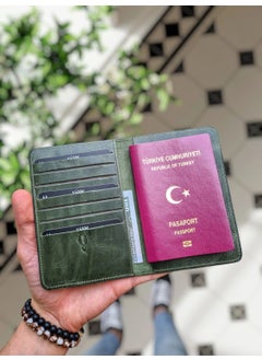 VISSO 911 Genuine Leather Personalized Passport Cover  - Image 4