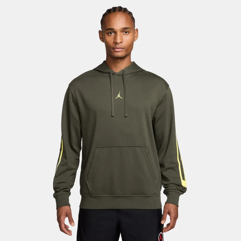 Jordan Olive Green Striped Sleeve Hoodie for Men | Best Price UAE
