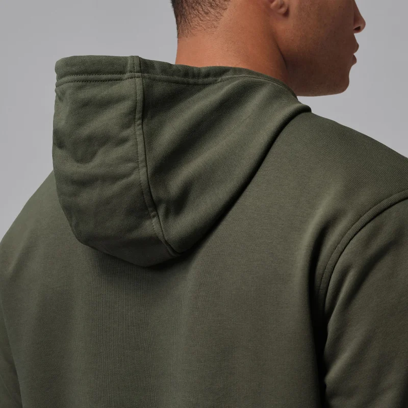 Jordan Olive Green Striped Sleeve Hoodie for Men | Best Price UAE