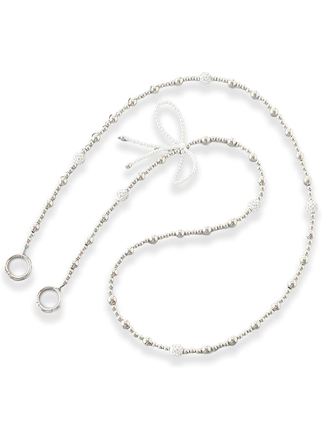 Green Tiger PARACOSM Diamond Phone Lanyard, Hand Wrist Cell Phone Strap, with Bling Jewelry Luxury Pearls, Anti-Loss Phone Strap with Tether Tab for Universal Compatibility