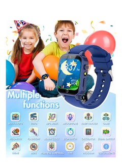Generic Smart Watch for 4-12 Year-old Kids, Comes with Video, Camera, Music Player Functions and 26 Games (Blue)  - Image 3