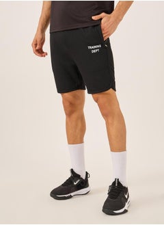 Fleece Cycling Shorts with Drawstring