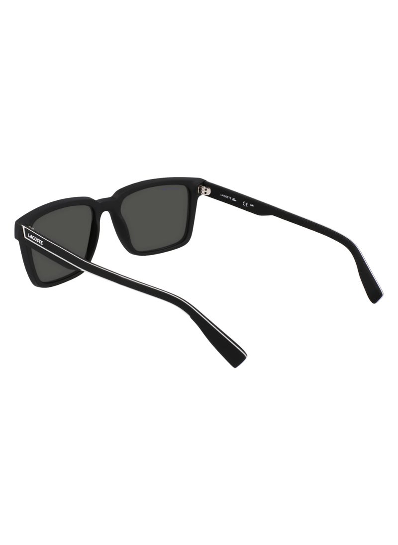 LACOSTE - FULL RIM INJ-RUBBER INJECTED LACOSTE SUNS L6032S 5418 (002) MATTE BLACK - Image 1