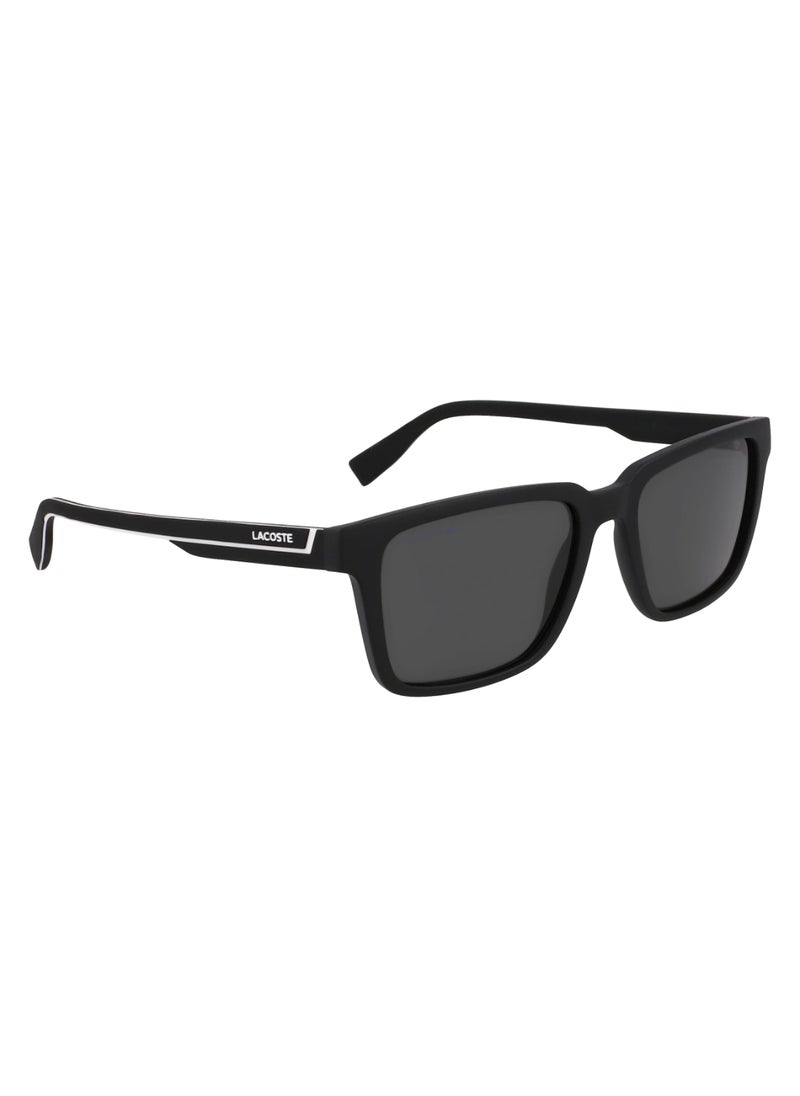 LACOSTE - FULL RIM INJ-RUBBER INJECTED LACOSTE SUNS L6032S 5418 (002) MATTE BLACK - Image 1