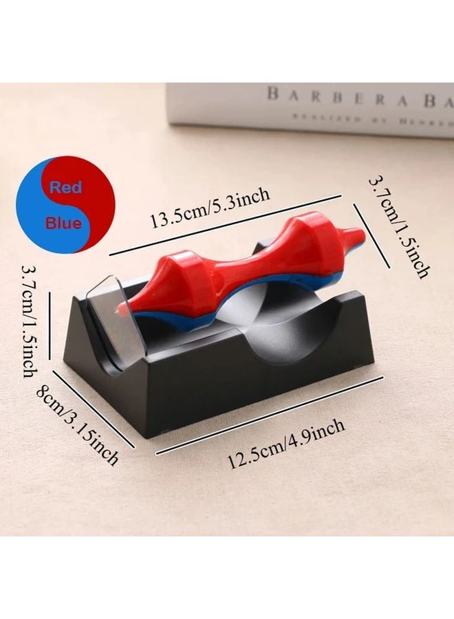 Black Magnetic Levitating Gyro Perpetual Motion No Battery Educational Science Home Decor Gift - Image 4