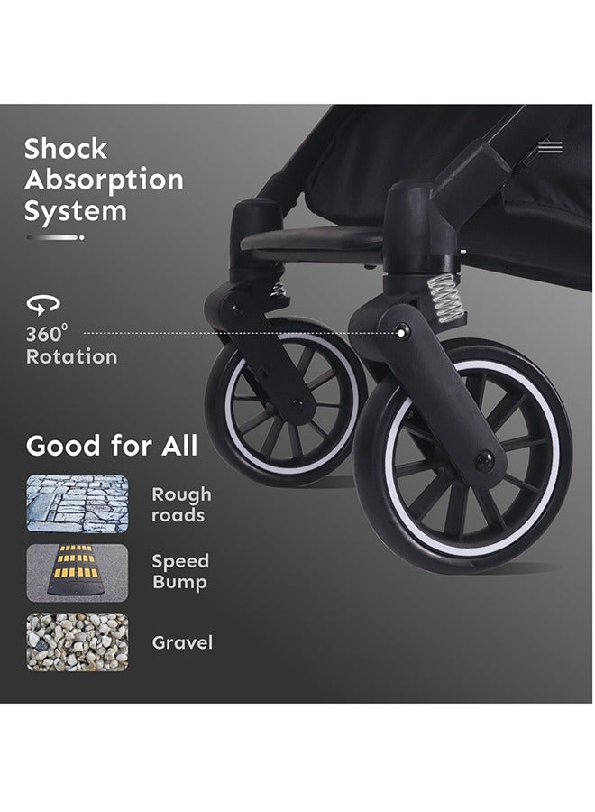 بيبي كارا عربة أطفال قابلة للطي وخفيفة الوزن للغاية ومدمجة للسفر للأطفال - Image 5