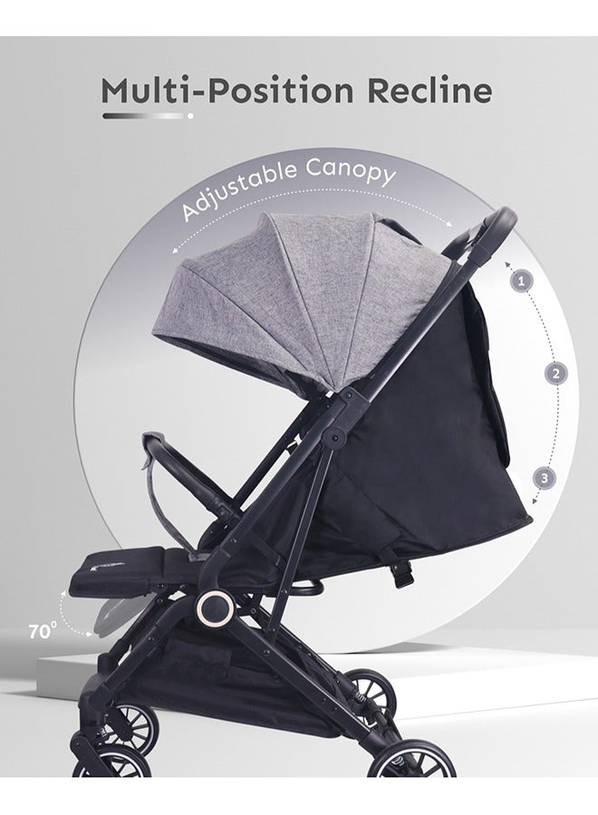 بيبي كارا عربة أطفال قابلة للطي وخفيفة الوزن للغاية ومدمجة للسفر للأطفال - Image 3