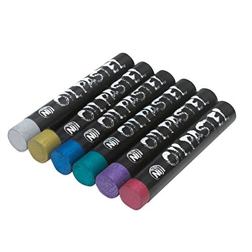 Niji Yasutomo Niji Oil Pastel Set Metallic 6 Colors - Image 1