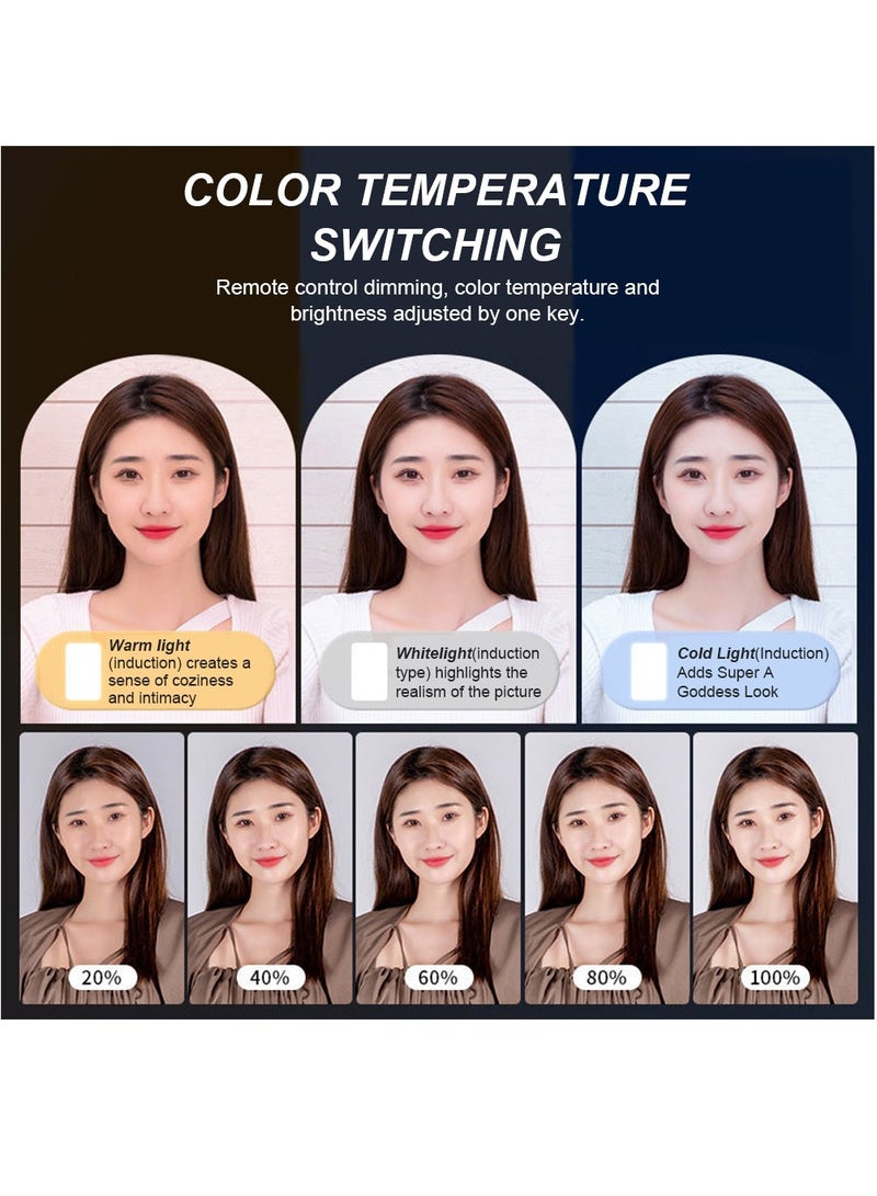 FlashHawk 11'' LED Video Light Kit, 2800-5600K 3 Colors Dimmable Photography Light with Stand for TikTok, YouTube, Game Streaming, Video Photography - Image 5