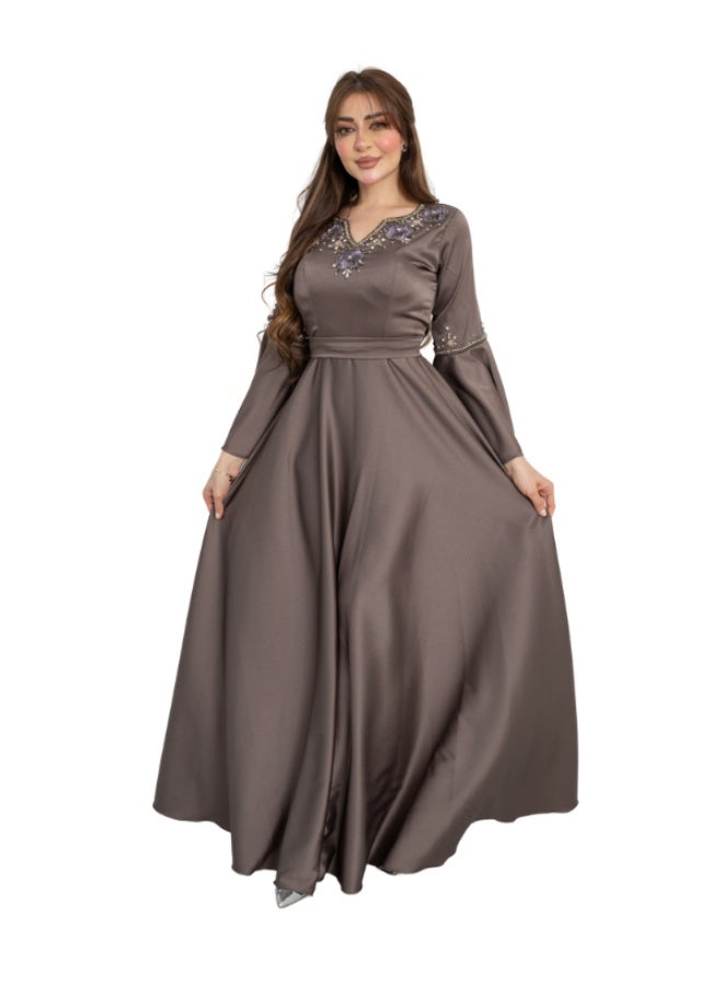 The Pulse of the Opera Dress Royal Elegance in Motion  - Image 2