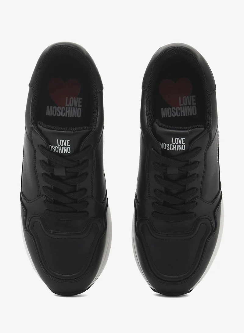 Love Moschino  Logo Low Top Sneakers for Women | Best Price UAE