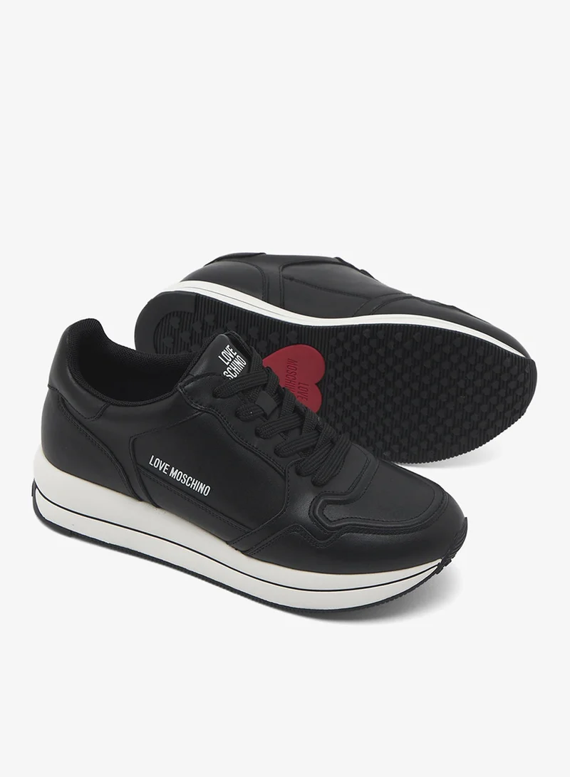 Love Moschino  Logo Low Top Sneakers for Women | Best Price UAE